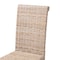 Bali & Pari Santiago Bohemian Grey Natural Kubu Rattan and Mango Wood Dining Chair 245-13709-ZORO - alternate 2